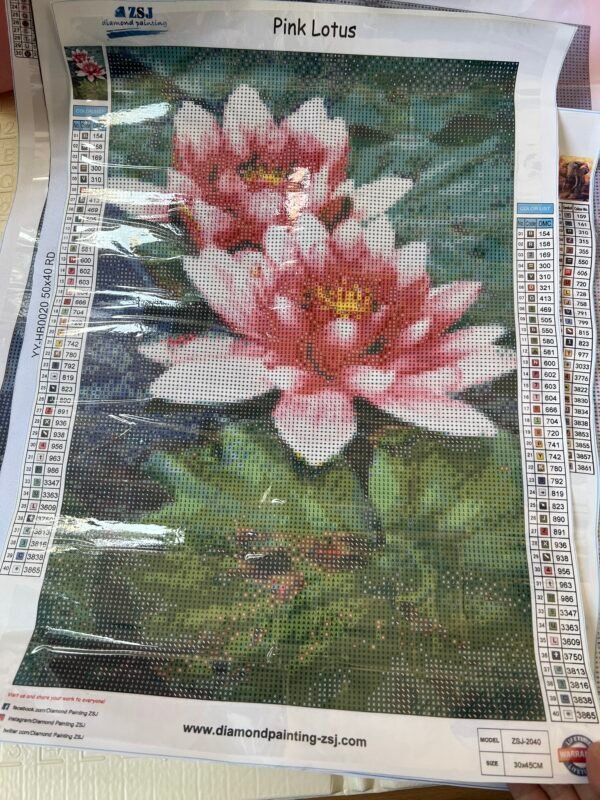 Diamond Painting| Beautiful Lotus - Image 2