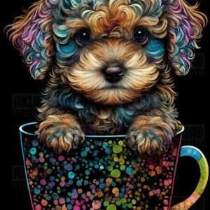 COLORFUL CUP DOG