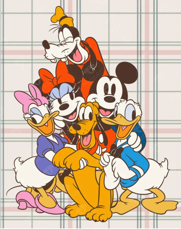 Mickey big family  Diamond Painting